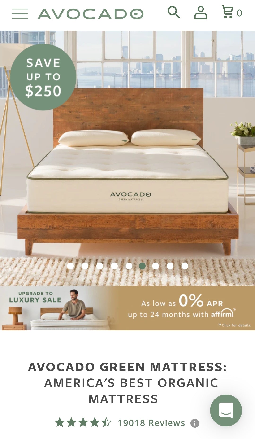 Avocado Green Mattress No pillow top Standard King/ Cal-King