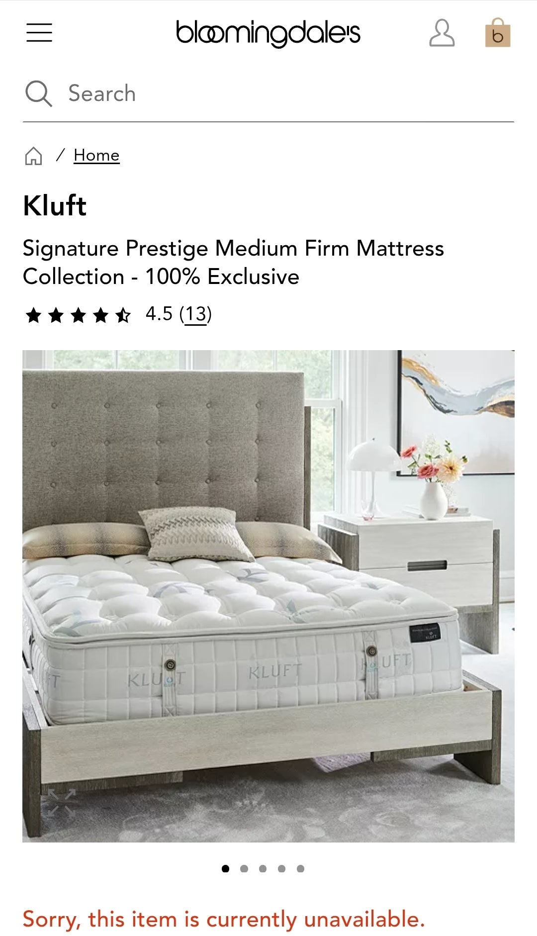 Kluft Signature Prestige Medium Firm Mattress CAL-KING SIZE