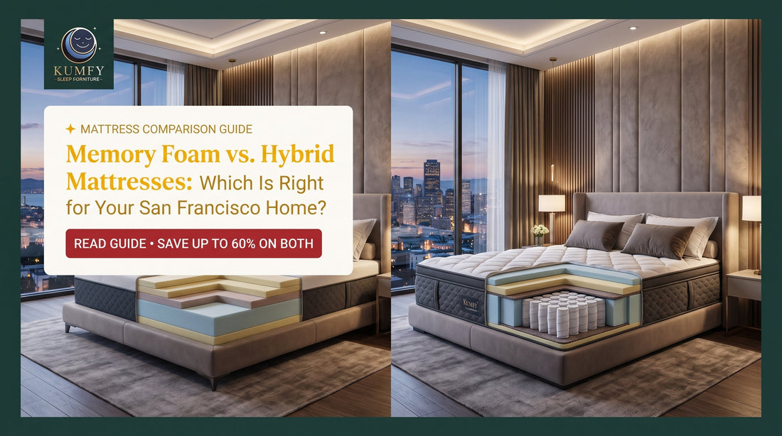 Memory Foam vs Hybrid Mattresses: Which Is Right for Your San Francisco Home?