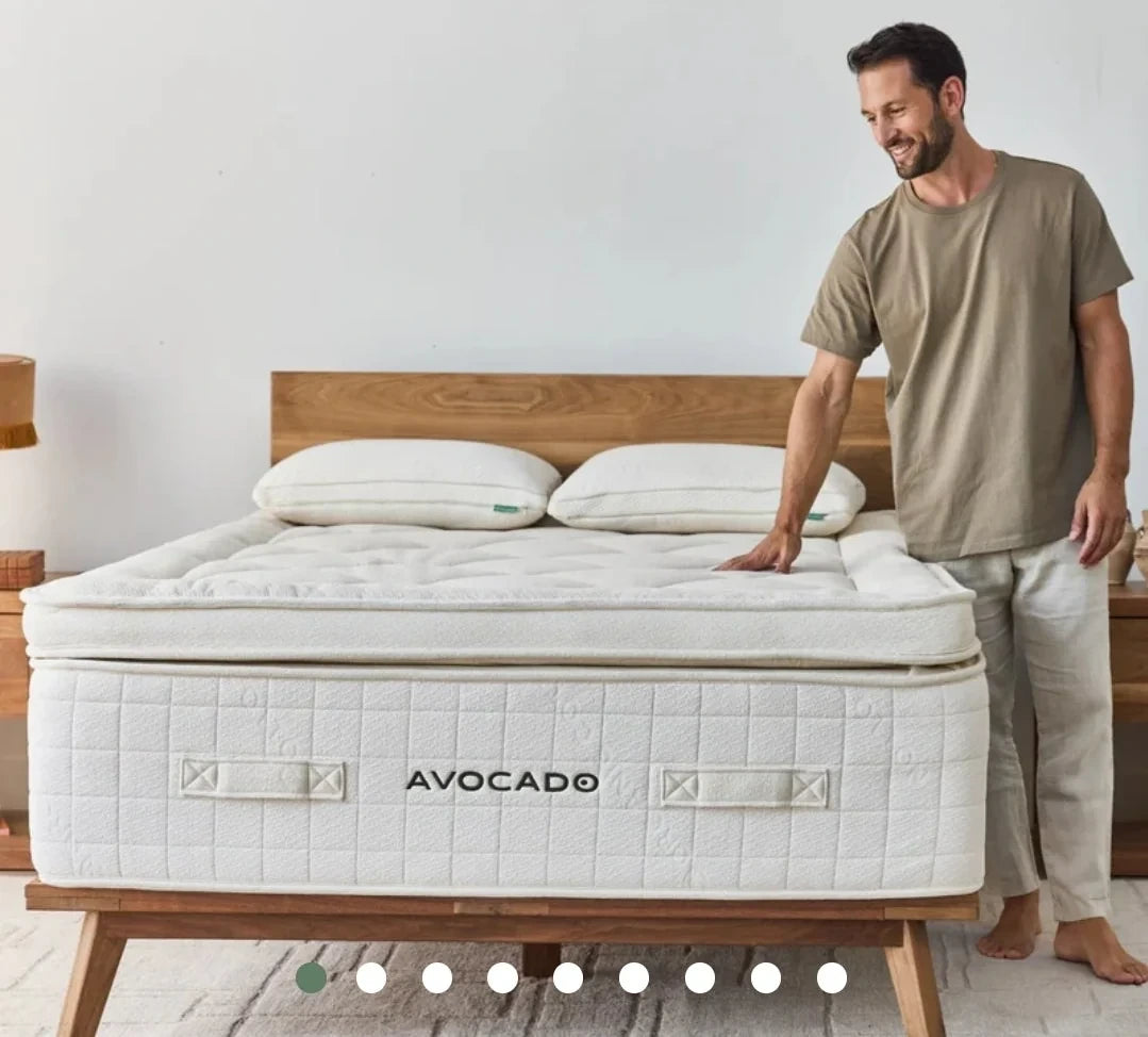 Avocado Luxury Organic Ultra Plush Box-Top King/ Cal-King
