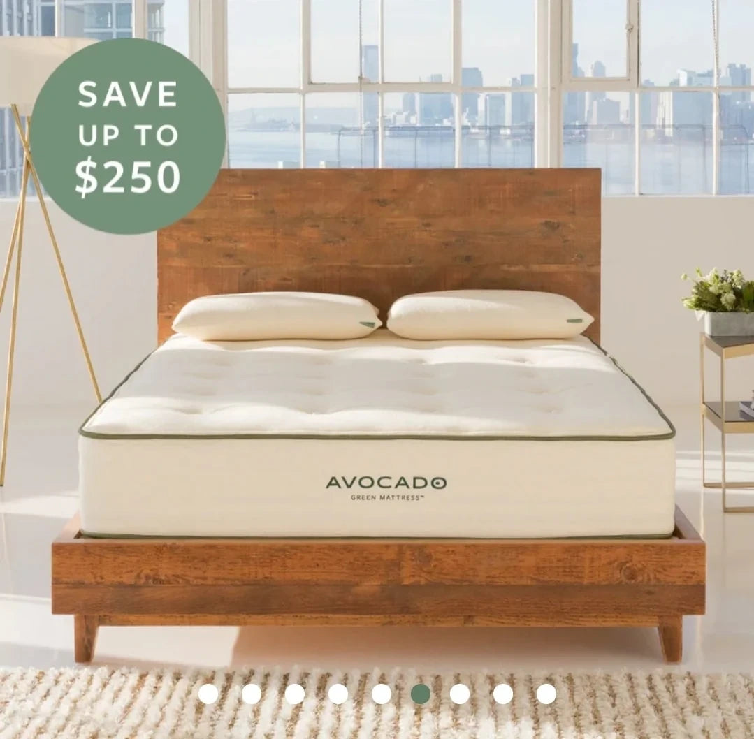 Avocado Green Mattress Medium Standard King/ Cal-King