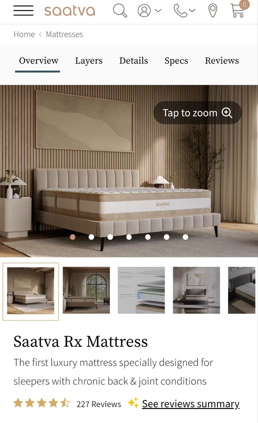Saatva Rx Queen Size