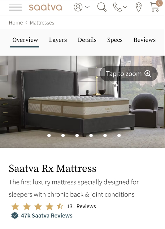 Saatva Rx Mattress