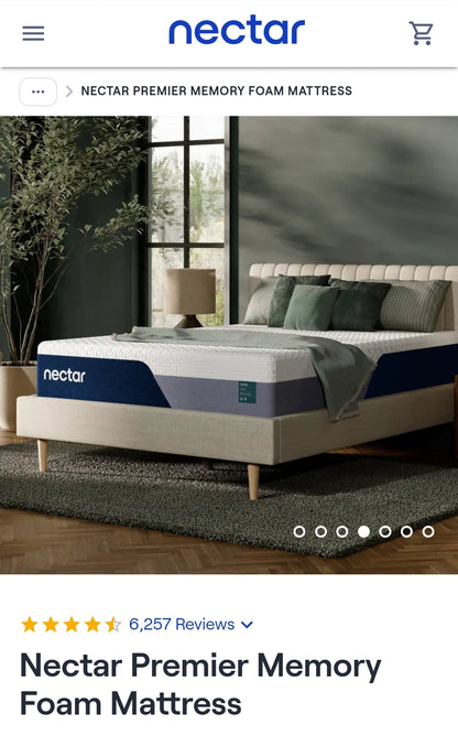 Nectar premier Memory Foam