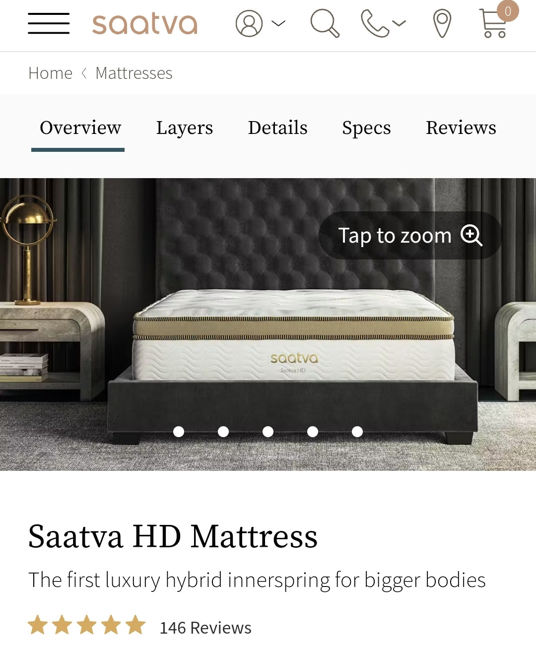 Saatva HD Queen Size