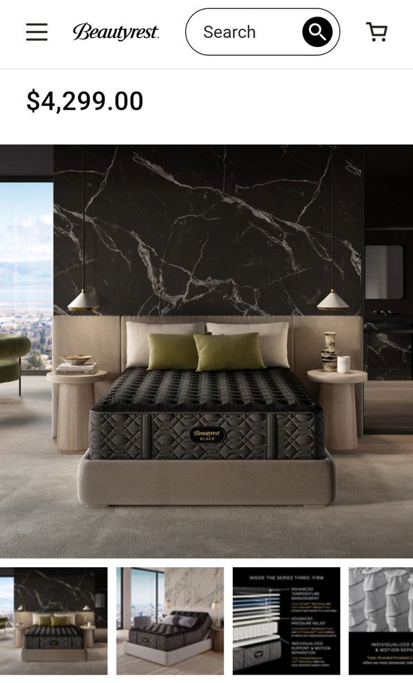 Beautyrest Black Series Three King/ Cal-King (Check Description)