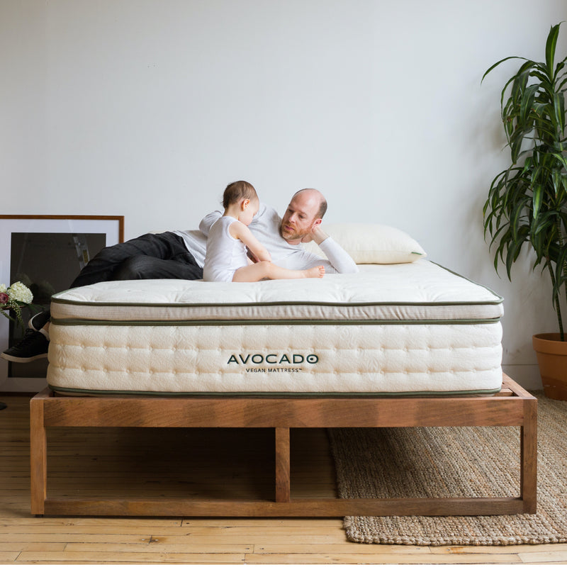 Avocado Vegan Medium Pillow Top Twin/ Twin XL