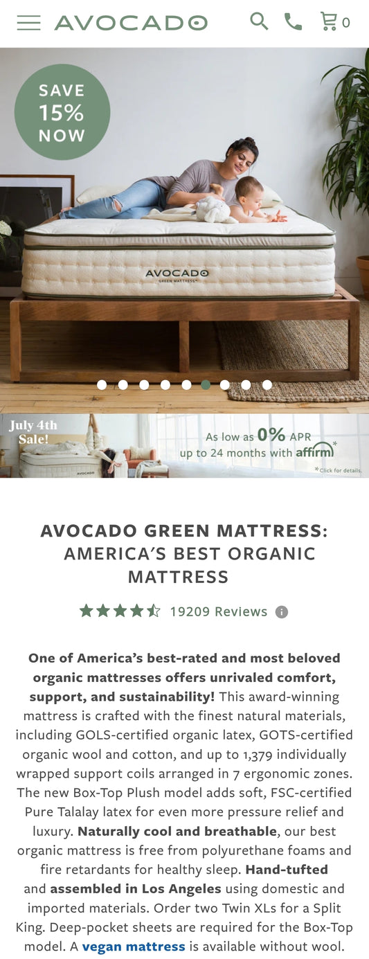 Avocado Green Mattress With Medium Pillow Top