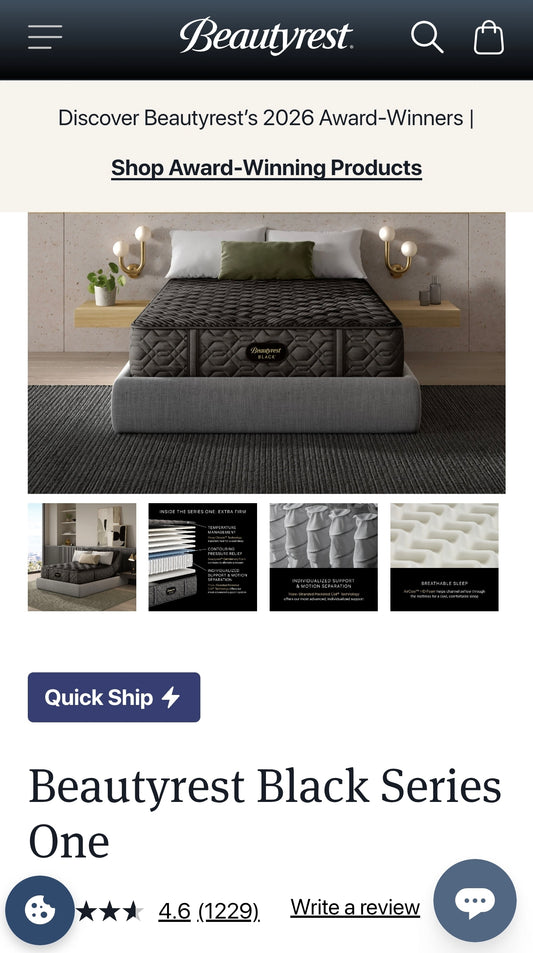 Beautyrest Black Series One King/ Cal-King (Check Description)