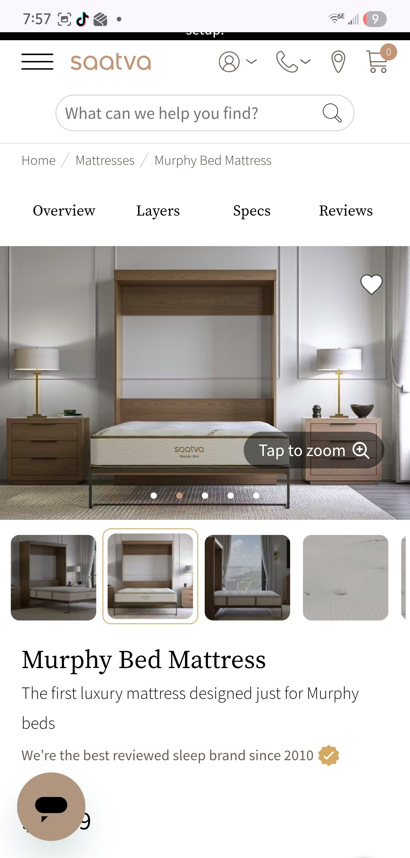 Saatva Murphy Bed Queen Size