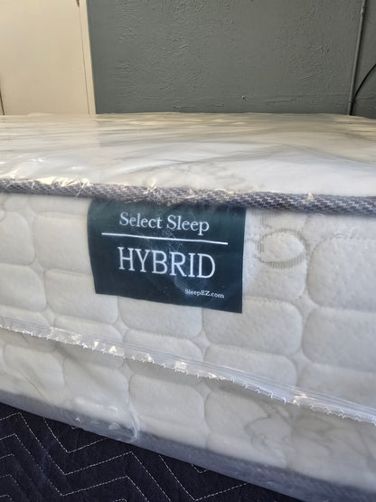 SleepEz Hybrid Latex Flippable Mattress Queen Size (Medium/Firmer)