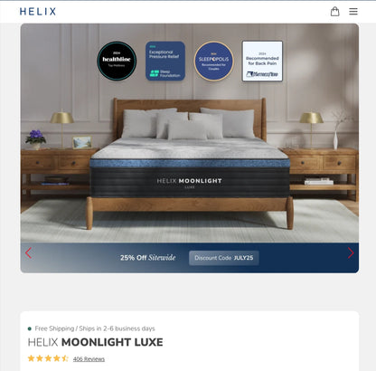 Helix Moonlight Luxe King/ Cal-King